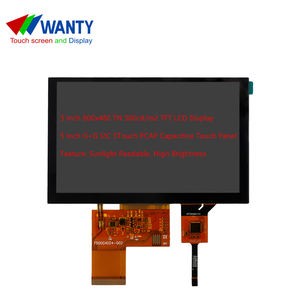 5 אינץ '800x480 40pin rgb מסך תצוגה g + g g gt911 מוניטור lcd תעשייתי - Product Image 4