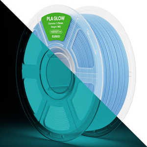 Filament PLA Glow 3D comprenant PVA HIPS PET ABS PA - Poids net 1 kg - Product Image 1