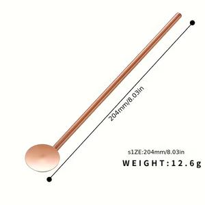 Agitadores de Cócteles de Acero Inoxidable Multicolor de Primera Calidad, Duraderos, Resistentes a la Oxidación, Elegantes Utensilios de Bar para Mezclar Bebidas, Regalos - Product Image 5