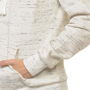 Sudadera con capucha de manga larga de algodón con logotipo personalizado para mujer, Top corto forrado para gimnasio de invierno y Fitness al aire libre, sudadera transpirable para mujer - Product Image 5