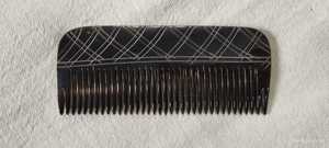 Peines de cuerno de búfalo naturales hechos a medida también disponibles con grabado ideal para tiendas de accesorios para el cabello para reventa - Product Image 5