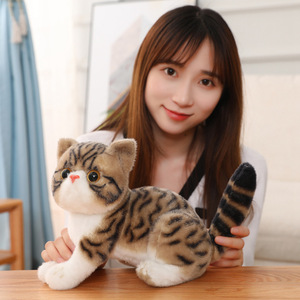 Lindo Peluche de Gatito Realista, Muñeco de Gato, <span class=keywords><strong>Almohada</strong></span> de Compañía y Consuelo para Niños, Animal de Peluche - Product Image 5