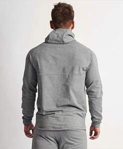 Ensemble de survêtement sportif pour homme à manches longues sur mesure, taille plus, avec logo, sweat-shirt, marque privée, jogging - Product Image 3