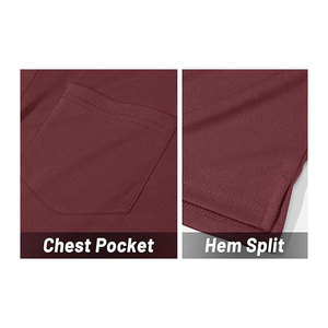 Hommes pour Polo Slim Fit à manches courtes T-shirt élégant à col Logo brodé personnalisé tricoté décontracté imprimé en vrac en gros - Product Image 6