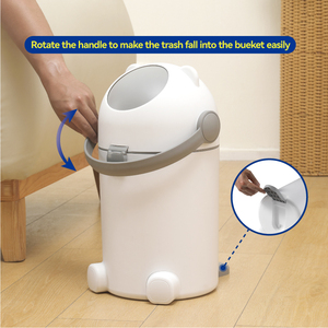 <span class=keywords><strong>Cubo</strong></span> de pañales ABS de alta calidad de gran oferta con cubos de <span class=keywords><strong>basura</strong></span> antiolor, cubos de <span class=keywords><strong>basura</strong></span> para pañales dedicados para bebés - Product Image 4