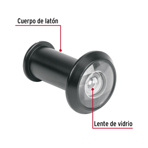 6 spioncini di sicurezza con finitura nera, HERMEX - Product Image 4