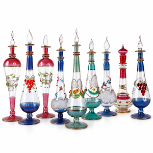 Extra Tall Hand-Blown <b>Glass</b> Perfume <b>Bottle</b> – Luxury Decorative Attar <b>Bottle</b> - Product Image 6