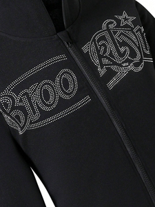 <b>Plus</b> <b>Size</b> Oem Custom Low Moq Men Rhinestone Tracksuit Pakistan Manufacturer Men Rhinestone Tracksuit - Product Image 2