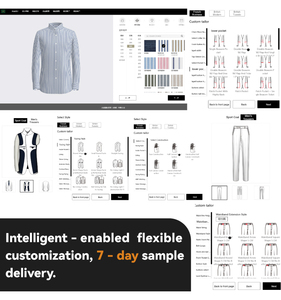 HARCHOY Completo da <span class=keywords><strong>Uomo</strong></span> Blu Navy Traspirante in Lana Slim-Fit <span class=keywords><strong>Doppiopetto</strong></span> con <span class=keywords><strong>Blazer</strong></span> e Pantaloni su Misura di Alta Qualità - Product Image 5