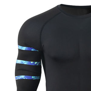 Logotipo impreso personalizado Spandex Rash Guard transpirable de calidad superior de manga larga para hombres y unisex - Product Image 4