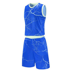 Ensemble de shorts de basket-ball pour hommes personnalisés de haute qualité, respirants, en maille, uniformes, grande taille, vêtements imprimés, couleurs personnalisées - Product Image 2