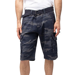 Pantalones cortos Cargo de longitud larga para hombre, pantalones Capri elásticos de algodón informales con múltiples bolsillos de verano para hombre, pantalones cortos calientes, pantalones cortos OEM - Product Image 1