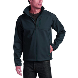 Veste Softshell d'Hiver pour Hommes en Gros, Personnalisable, en Toile avec Logo Frontal Uni, à Capuche, Respirante et Décontractée - Product Image 3