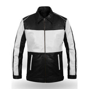 Protector de cuero de vaca Premium de alta calidad, chaqueta de carreras de motos transpirable para montar en moto, chaqueta de cuero de motorista para hombres - Product Image 1