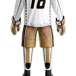 Conjuntos de Uniformes de Hockey sobre Hielo Transpirables y Cómodos Más Vendidos, Hechos 100% de Poliéster, Tela Ligera y Duradera, Diseñados para Jugadores - Product Image 5