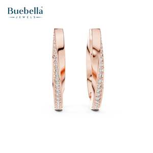 Pendientes de Plata de Ley 925 personalizados, aretes brillantes y sencillos para mujer, ropa de fiesta - Product Image 2