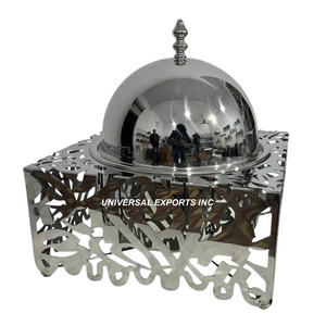 Pot en métal à double paroi Hotpot design traditionnel en gros ustensiles de cuisine de luxe casserole en métal pour le Koweït Qatar Arabie - Product Image 4