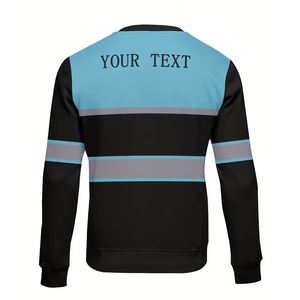 Sudaderas de Seguridad Reflectantes de Alta Visibilidad para Invierno, Sudadera Personalizada de Manga Larga con Forro Polar - Product Image 6