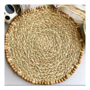 Pure HOT Trending 2025, placa de cargador de ratán Natural y cuerda, accesorio de comedor artesanal para ajuste de mesa y Vintage moderno - Product Image 2