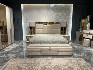 ชุดห้องนอนขนาดคิงไซส์หรูหราทันสมัยพร้อมที่เก็บของเฟอร์นิเจอร์ทันสมัยสำหรับบ้านวิลล่าโรงแรมหรือห้องนั่งเล่นสำหรับใช้ในบ้านสำนักงาน - Product Image 4