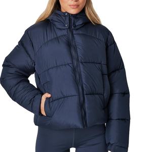 Chaqueta acolchada cálida de Invierno para mujer, fabrica profesional transpirable, impermeable, de manga larga, venta al por mayor, chaquetas acolchadas para mujer - Product Image 4