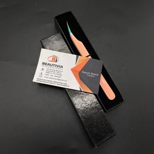 Pince à cils d'isolation de logo personnalisé, applicateur d'extension de cils en acier inoxydable à forte adhérence, pince à épiler à pointe pointue - Product Image 3