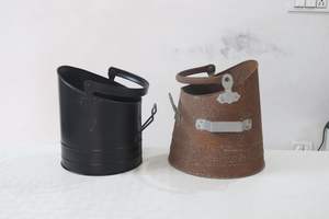 Seau à charbon en fer avec revêtement en poudre noire, conçu de manière incroyable pour le stockage du charbon - Product Image 6