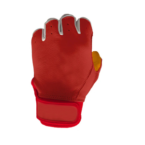 Customized Cabretta Leather Hand Protection Baseball Batting Gloves in Short Cuff Design for Team Players - Product Image 6