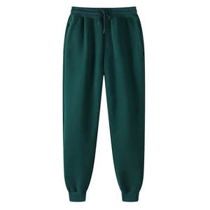 2024 hommes haute rue Style taille haute respirant taille élastique polaire doublure Joggers vêtements de sport survêtement bas pantalons de survêtement - Product Image 3