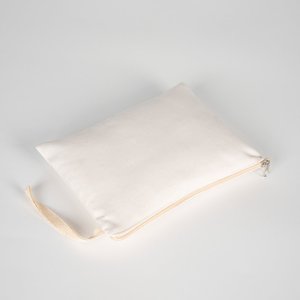 Sublimation Printed <b>Laminated</b> Cotton Clutch <b>Pouch</b> 8 6 Inches (21 15 Cm) Zipper Closure - Product Image 5
