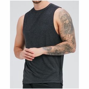 Sans manches Gym Hommes Débardeurs Workout Fitness Muscle Bodybuilding Summer Training Cotton Quick Dry Sportswear - Product Image 3