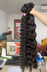 Extensions de cheveux humains vierges cambodgiens non traités, qualité Remy, tissage, vague profonde lâche, afro bouclé naturel, toucher doux - Product Image 3