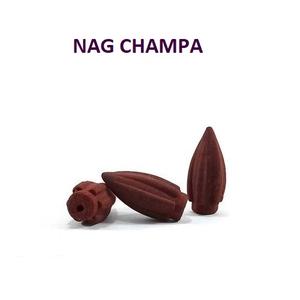 Nag Champa กรวยกำยานแบบไหลย้อนกลับธรรมชาติสินค้าขายส่งจากแบรนด์ที่ดีที่สุด (สีแดง) - Product Image 1