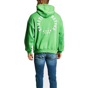 Manufacturer Wholesale Custom Logo Plus Size Men's Hoodies 100% Cotton Heavyweight <b>Hoodie</b> Puff Printing Oversized Hoodies - Product Image 3