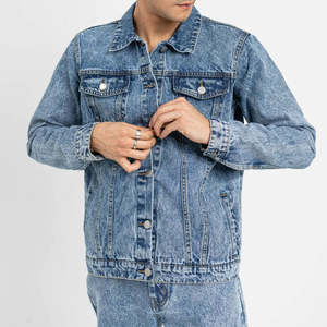 Cotton Jean Casual Slim <b>Men</b> <b>Jacket</b> Suits - Product Image 1