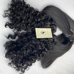 Haute Qualité Gros Birman Brut Cheveux Bouclés Piste Plate Faisceau Fournisseur De Cheveux Pas Cher Faisceaux de Cheveux Brésiliens - Product Image 2