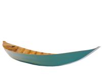 Kayak/Canoë traditionnel en bois artisanal OMH Teal de 4 m, bateau gonflable en fibre de verre, 1 personne, Vietnam, pêche en lac, tourisme, aviron