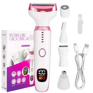 Depiladora Eléctrica 5 en 1 para Mujer, Depiladora Corporal sin Dolor, Incluye Depilación de Bikini, Axilas, Piernas, Cejas, Nariz, USB, IPX7 - Product Image 2