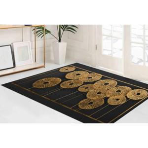 Metallic Floral <b>Chenille</b> <b>Rug</b>: Modern Accent <b>Rug</b> - Product Image 2