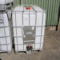 Nouveau stockage de produits chimiques 1000L fûts en plastique Cube eau IBC réservoir 1000 litres Ibc