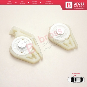 Juego de reparación de elevalunas delantero derecho BWR5393+BWR1062: Cable, rodillo, polea, clips y pasadores (1+2) para Doblo MK1 MPV Van 119 223 2 - Product Image 4