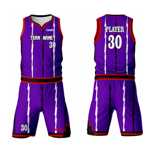 Uniforme de basket-ball avec logo personnalisé nouveauté ensembles d'uniformes de sport respirant ensembles de vêtements de basket-ball pour adultes - Product Image 1