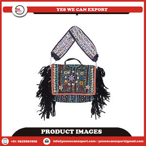 Sacs en jute bohème banjara légers, personnalisables, faits à la main, élégants et durables, pour femmes et filles, fermeture éclair, bas prix - Product Image 2