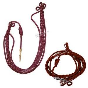 Best Selling Aiguillette High Quality <b>Braided</b> Lanyard Aiguillette <b>Cord</b> for Ceremonial Uniforms - Product Image 6
