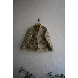 Veste d'hiver matelassée en coton pour femme, imprimé floral à la main, détail boutonné, tissu réversible, doublure en coton écologique, longue - Product Image 2