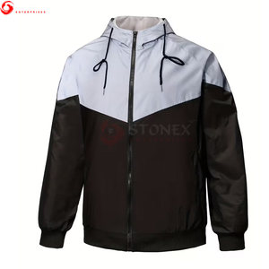 Customized Autumn Men's Windbreaker <b>Jacket</b> Canvas <b>Thin</b> <b>Waterproof</b> Breathable Zipper Style - Product Image 1