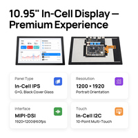 10.95 Inch Open Frame Touch Display RK3588S Android Linux Embedded Control Display Industrial HMI LCD Touch Panel PC