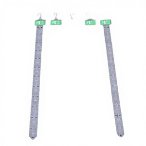 Hot Selling Supermarket 12 Station Eco-friendly <b>Plastic</b> Hanging Merchandise Strips S <b>Hooks</b> Fashionable Vertical Installation - Product Image 1