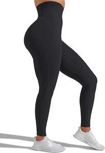 Legging femme en coton 100% pour le sport et les loisirs, avec logo personnalisable, taille mi-haute, respirant, longueur genou, haute qualité, service OEM - Product Image 6