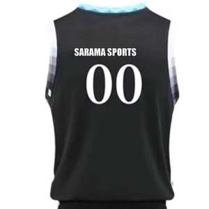 Camiseta de baloncesto transpirable personalizable, uniforme liso, logotipo personalizado, conjuntos de talla grande para equipos - Product Image 3